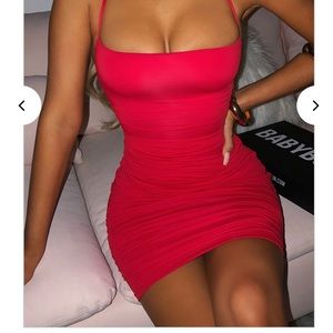 BabyBoo Mini Dress - RED